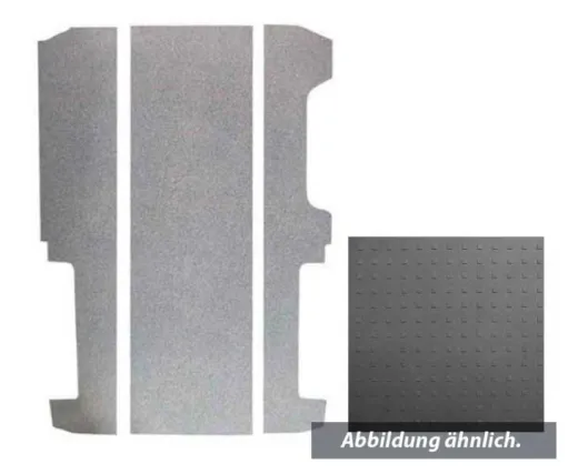Bodenplatte VW T6/T5 LR V3000 3-teilig, 651 mm Schienenabstand Dekor Quad