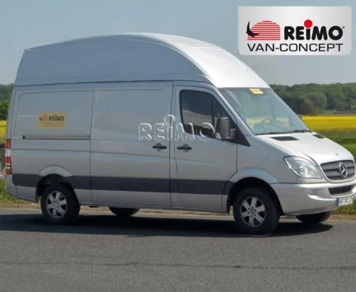 Hochdach Sprinter ab Bj. 06/19.VW Crafter für Bj. 06-16 mittlerer Radstand weiß