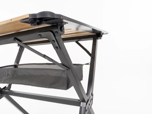 Bambus-Rolltisch MENDOZA 80 - 80x60 cm