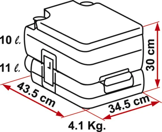 Campingtoilette Bi-Pot 30 - Small