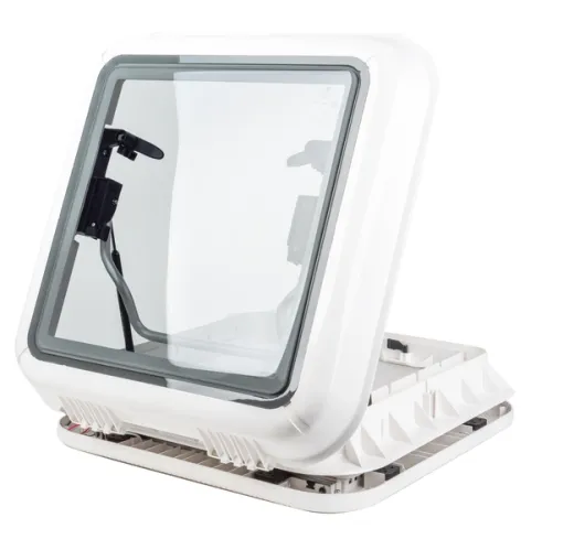 Dachhaube 450x400 mm mit Zwangsbelüftung und LEDs