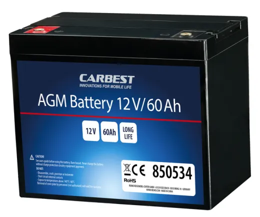Deep-Cycle AGM-Power Line Batterie 60 Ah