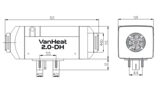 Diesel-Standheizung 2 kW