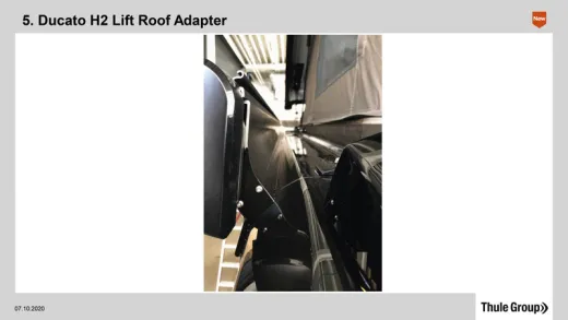 Ducato H2 Lift Roof Adapter