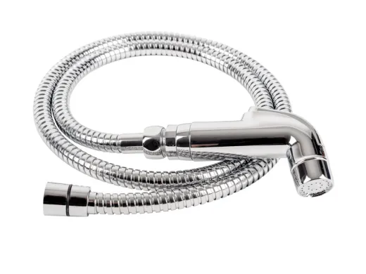 Duschset CHROM mit 1,5m Schlauch + Wandhalterung,&nbsp;1/2"