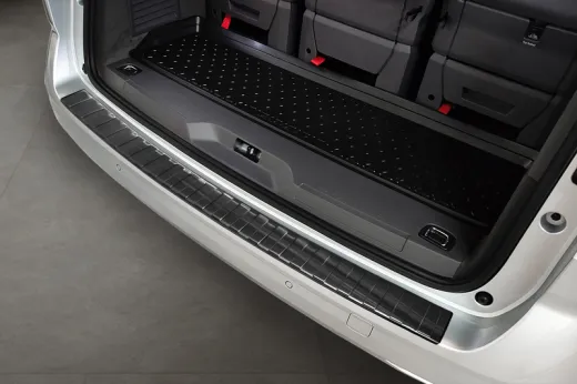 Edelstahl Ladekantenschutz für VW T7 ab 06/2021 Mattschwarz