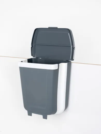 faltbarer Mülleimer mit Deckel 8Liter