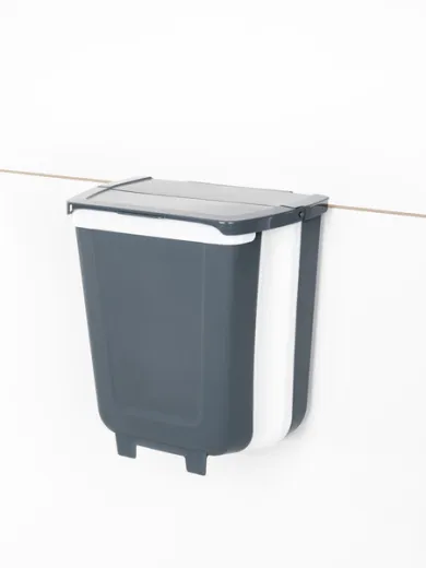 faltbarer Mülleimer mit Deckel 8Liter