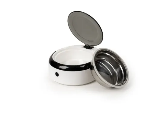 Hunde-Futternapf mit Deckel und Sensor