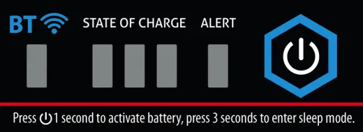 Li100BT-H Lithium-Batterie mit Bluetooth-Technologie und Heizfunktion