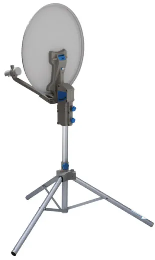 Manuelle SAT-Antenne Maxview Precision I.D. 65 cm mit Twin LNB