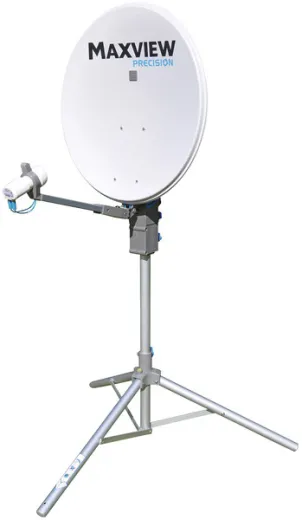 Manuelle SAT-Antenne Maxview Precision I.D. 65 cm mit Twin LNB