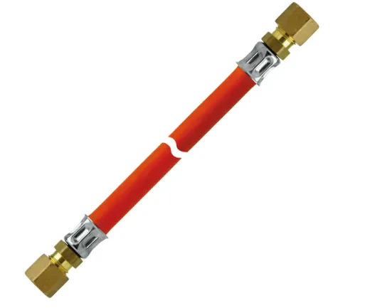 Marine Gasschlauch 40 cm - Beidseitig RVS8