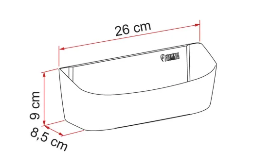 Neues Design Pocket Plus Ablage M