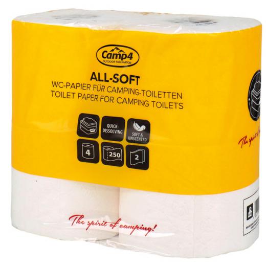 Palette Toilettenpapier - 2-lagig - 4 Rollen