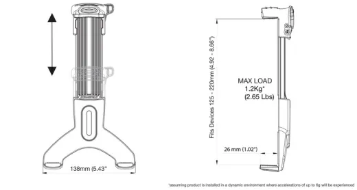 ROKK - Halter für Tablet