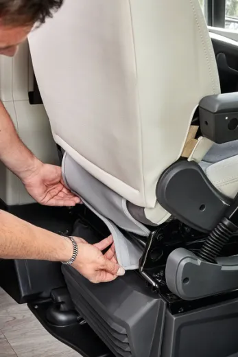 Rücken aktiv Polster für Fiat Ducato Cockpitsitz