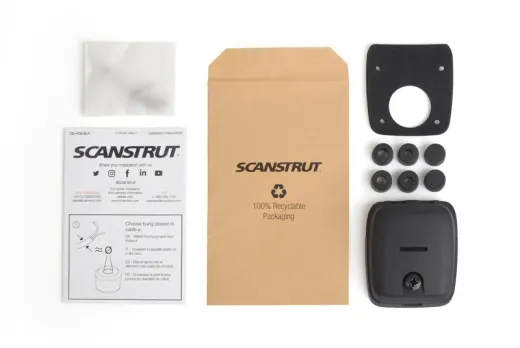SCANSTRUT DS-HD6-BLK Kabeldurchführung, schwarz