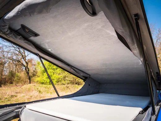 Schlafdachbett für Easy Fit VW T6/T5 langer Radstand, Schladach vorne hoch