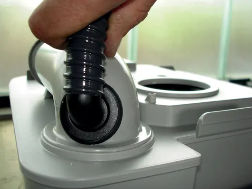 SOG-Entlüftung II, Typ C,für Porta-Potti, Türvariante weiß