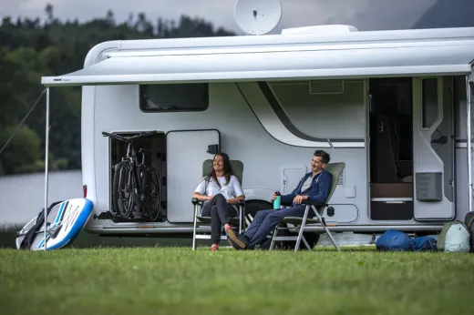 Thule Omnistor 5200 - Gehäuse Anthrazit - Tuch Mystic Grey