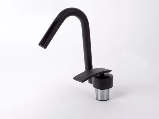 Wasserhahn - Abklappbare Armatur - Schwarz