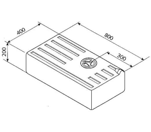 Wassertank 76l 1000mm, EV1602