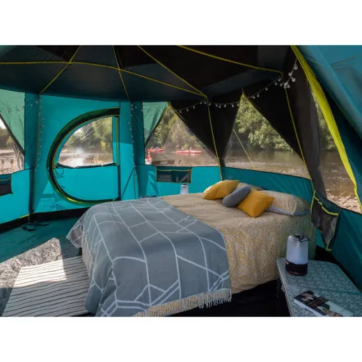 Zelt OCTAGON BlackOut, für 8 Personen, stabile D-Tür