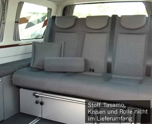 Schlafsitzbank VW T5 V3100 Gr.10 starr,3-sitzig,Tasamo T5 2fbg.Wärmet.Rechtsl.