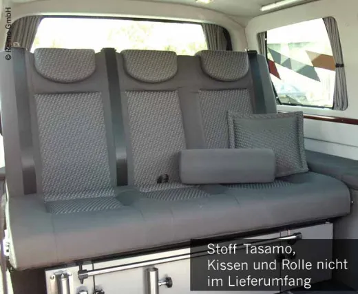 Schlafsitzbank VW T5 V3100 Gr.8 starr 3-sitzig Polster Tasamo T5 2-farbig