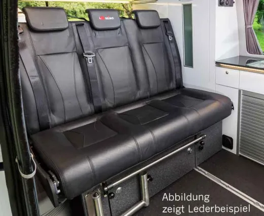 Schlafsitzbank VW T6/5 Trio Style V3000 Gr.10 3-sitzig Poster Leder Trio Style