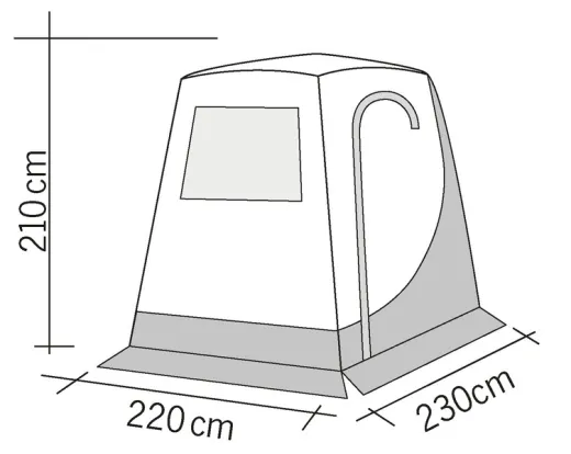 Heckzelt UPDATE VITO PREMIUM für Mercede