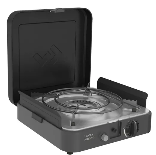 1 Cook Turbo FFS Stove & 1 Cook Turbo FFD Flat Grill Plate (50mbar)
