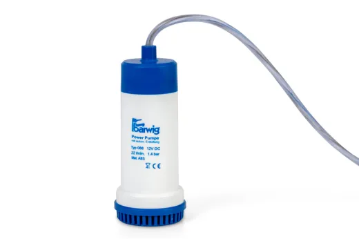 12 V Tauchpumpen mit Rohrstutzenanschluss für Schlauch - Trinkwassergeeignet