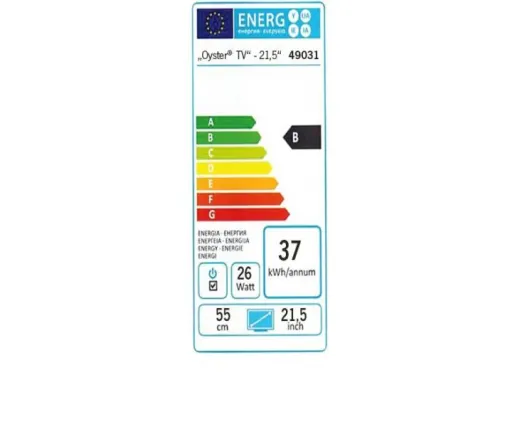 12V Fernseher Oyster® TV 21,5' mit DVB-T2/DVB-S2 Tuner