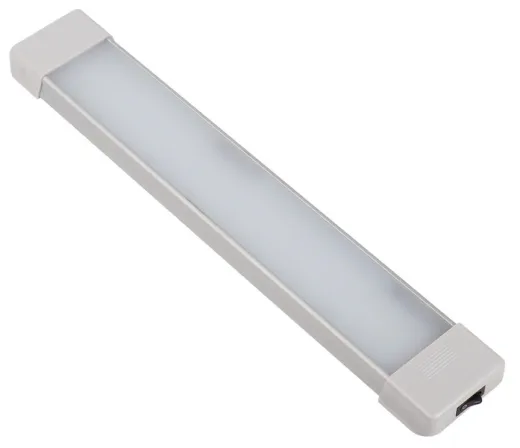 12V LED Leuchte mit Ein/Aus Schalter, Länge: 370mm, 54 LEDs, Alu