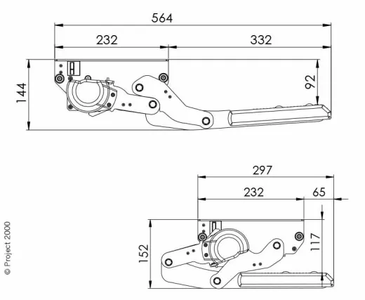 12V-Trittstufe 70cm
