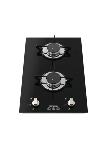 2-Flamm Gaskocher 2x 1,5 kW, 12V Elektrozündung