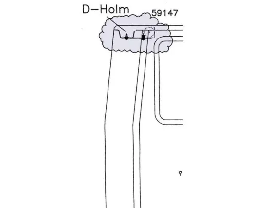 3-Punktgurtadaption VW T5 Kasten Set 3 D-Holm Heck oben