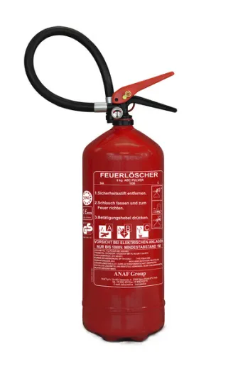 ABC Feuerlöscher 6kg mit Druckanzeige