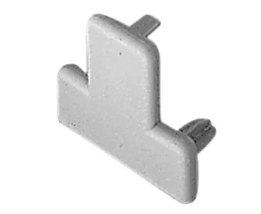 Abdeckkappen- Abschlussprofil (mittelgrau)