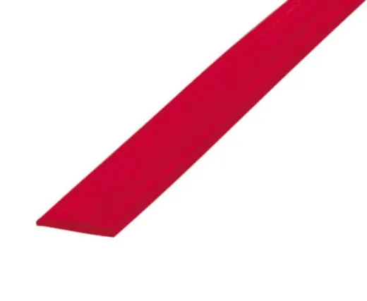 Abdeckprofil Kederschiene rot 12mm, 200m-Rolle