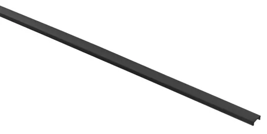 Abdeckung schwarz f.Aluminium LED Profil 1,5m passt für 829993+829995