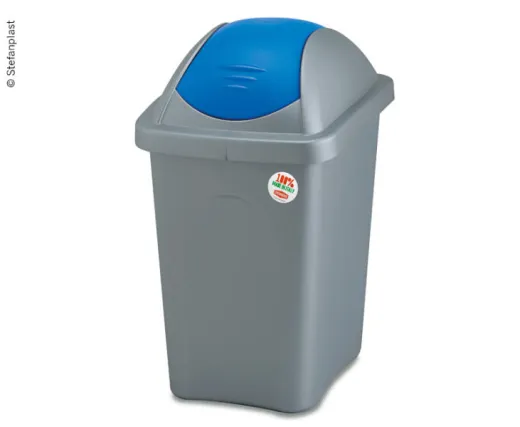 Abfalleimer mit Schwingdeckel, 30 Liter Fassungsvermögen