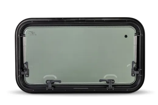 Acrylglas-Sicherheitsglas-Ausstellfenster RW Fusion