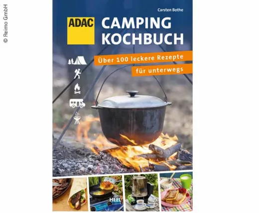 ADAC Camping-Kochbuch, 192 Seiten, über 100 Rezepte