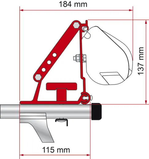 Adapter F1/F45/F35/ F50/F55 für Dachträger