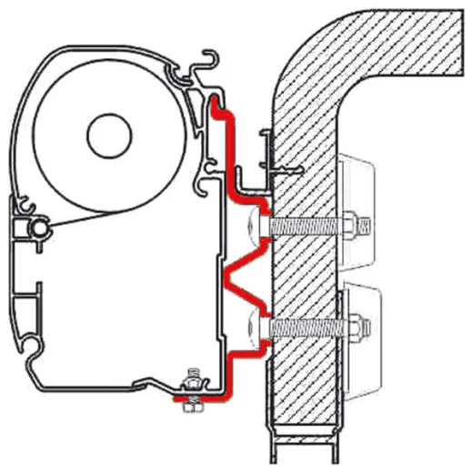 Adapter F1/F45i/F45iL Hymer Camp 4m