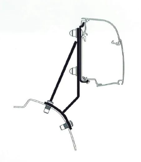 Adapter für Omnistor Markise 4200 Ford Transit/Tourneo C.V710 2024 LHD