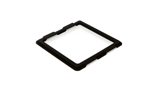 Adapterrahmen 280x280mm Fiat Ducato f.Dachh.Mod.29,27,27P MPK, schwarz